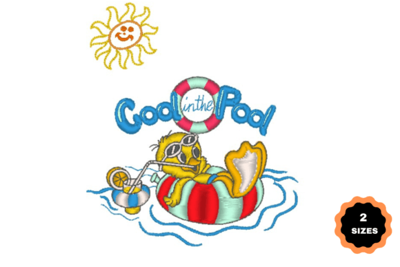 Duck in the Pool: A Seasonal Embroidery Gem