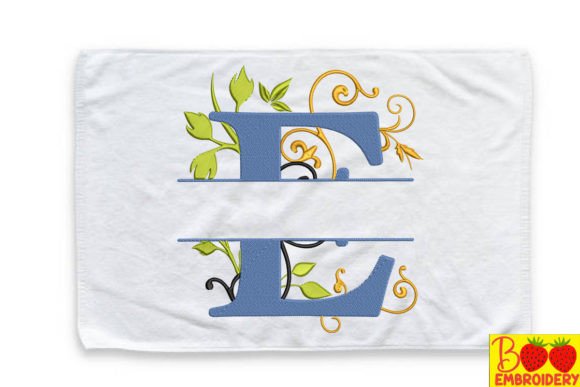Floral Letter E: A Review for Real Projects