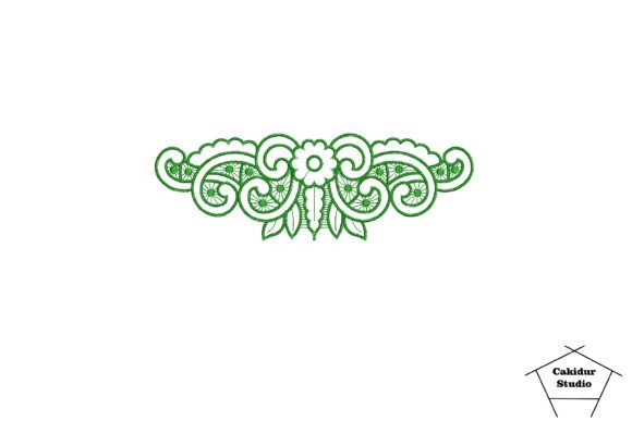 Green Floral Cloud Embroidery Review