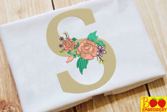 Letter S and Flower: Seasonal Embroidery Design Review