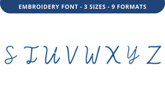 Melinoe Font Uppercase S to Z Review